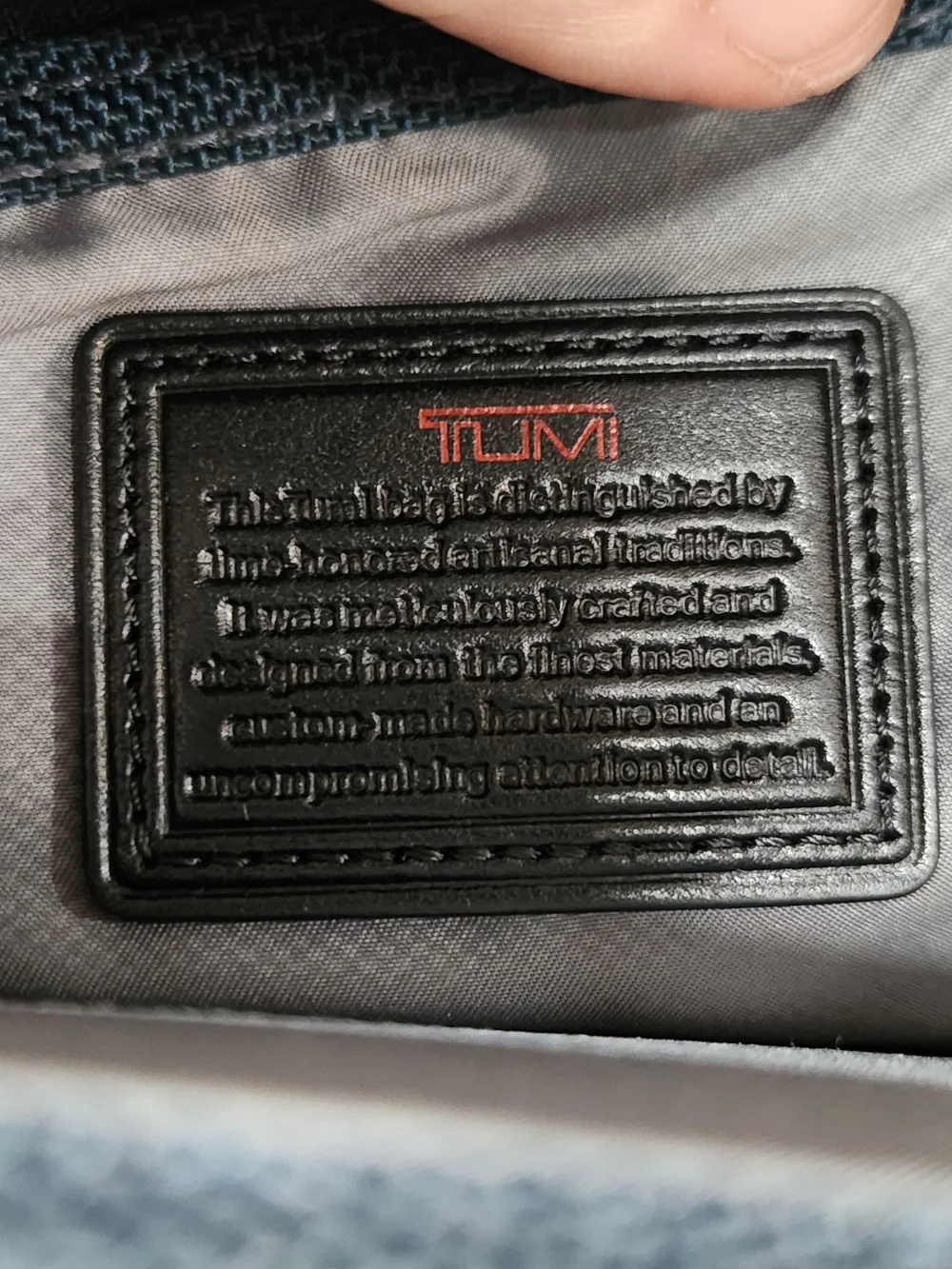 Tumi Black Men's Briefcase - Durable Travel & Work Laptop Bag